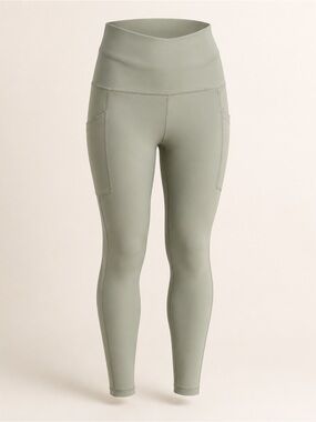 Athleta Salutation Stash 7/8 Tight Sage Green Size S